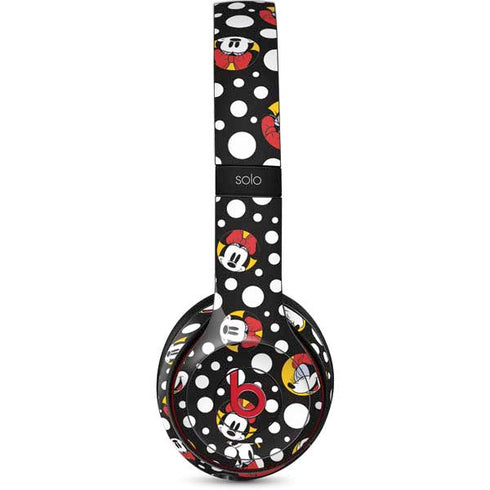 Disney Minnie Mouse Bubbles Face Pattern Beats Solo 3 Wireless Skin
