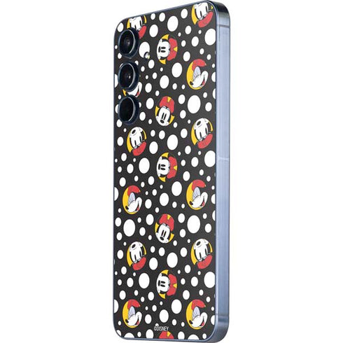 Disney Minnie Mouse Bubbles Face Pattern Galaxy A35 5G Skin