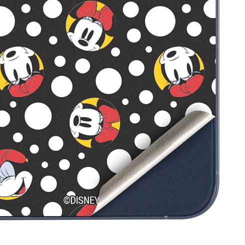 Disney Minnie Mouse Bubbles Face Pattern Galaxy A35 5G Skin
