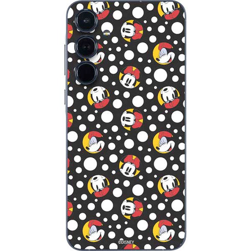 Disney Minnie Mouse Bubbles Face Pattern Galaxy A36 5G Skin