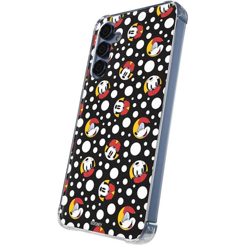 Disney Minnie Mouse Bubbles Face Pattern Galaxy A55 5G Clear Case