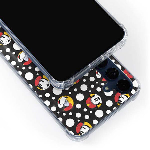 Disney Minnie Mouse Bubbles Face Pattern Galaxy A55 5G Clear Case