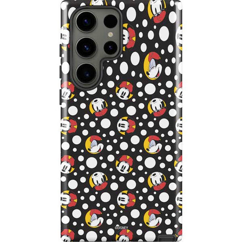 Disney Minnie Mouse Bubbles Face Pattern Galaxy S23 Ultra Pro Case