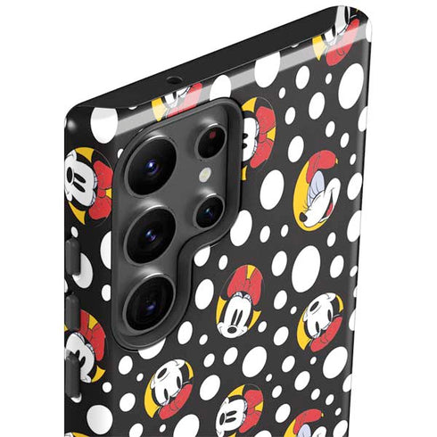 Disney Minnie Mouse Bubbles Face Pattern Galaxy S23 Ultra Pro Case