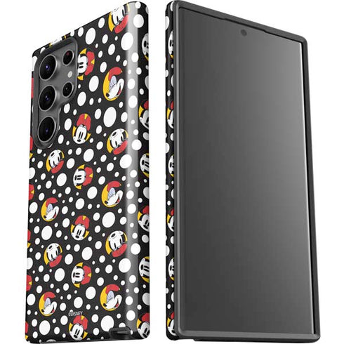 Disney Minnie Mouse Bubbles Face Pattern Galaxy S23 Ultra Pro Case