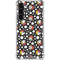 Disney Minnie Mouse Bubbles Face Pattern Galaxy S24 FE Clear Case