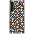 Disney Minnie Mouse Bubbles Face Pattern Galaxy S24 FE Clear Case