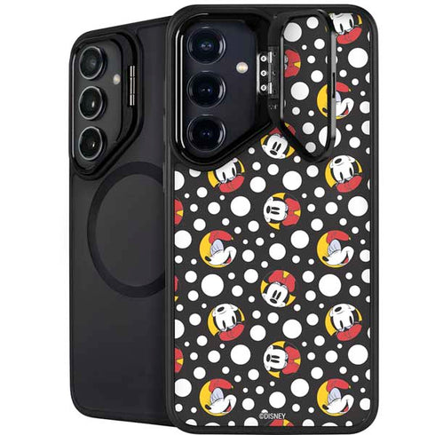Disney Minnie Mouse Bubbles Face Pattern Galaxy S24 FE Kickstand Case
