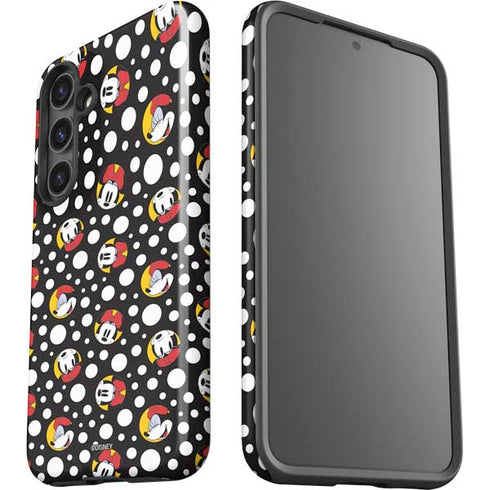 Disney Minnie Mouse Bubbles Face Pattern Galaxy S25 Impact Case