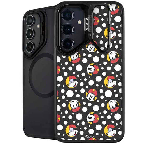 Disney Minnie Mouse Bubbles Face Pattern Galaxy S25 Plus Kickstand Case