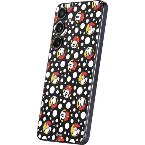 Disney Minnie Mouse Bubbles Face Pattern Galaxy S24 Plus Skin