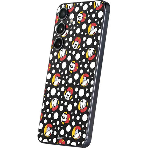 Disney Minnie Mouse Bubbles Face Pattern Galaxy S25 Skin