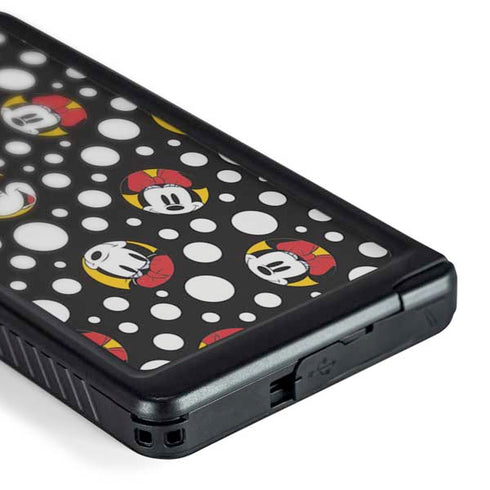 Disney Minnie Mouse Bubbles Face Pattern Galaxy S24 Ultra Waterproof Case