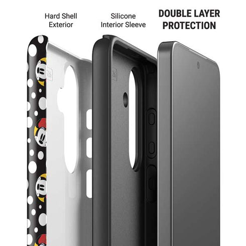 Disney Minnie Mouse Bubbles Face Pattern Galaxy S26 Plus Impact Case