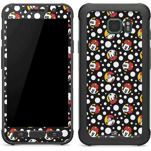 Disney Minnie Mouse Bubbles Face Pattern Galaxy S7 Active Skin