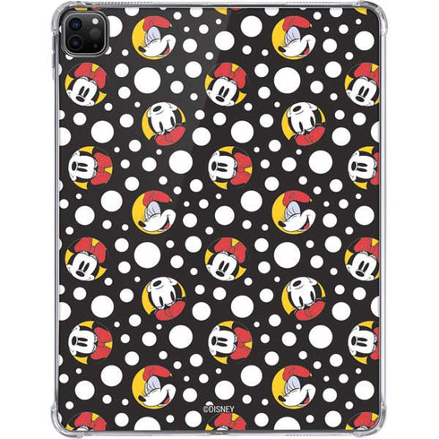 Disney Minnie Mouse Bubbles Face Pattern iPad Pro 11in (2024) Clear Case