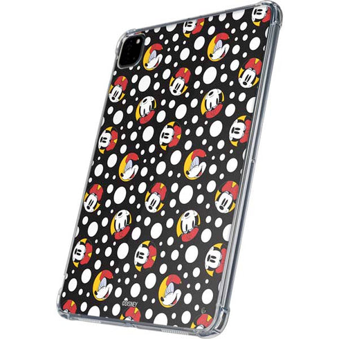 Disney Minnie Mouse Bubbles Face Pattern iPad Pro 11in (2024) Clear Case