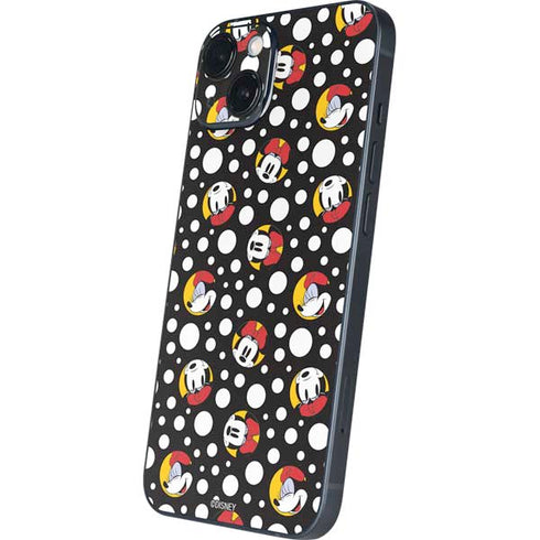 Disney Minnie Mouse Bubbles Face Pattern iPhone 15 Skin