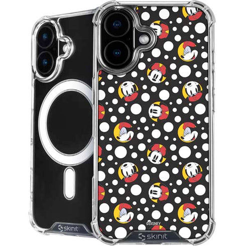 Disney Minnie Mouse Bubbles Face Pattern iPhone 16 Plus MagSafe Case