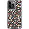 Disney Minnie Mouse Bubbles Face Pattern iPhone 16 Pro Max Clear Case