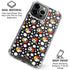 Disney Minnie Mouse Bubbles Face Pattern iPhone 16 Pro Max Clear Case