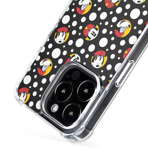 Disney Minnie Mouse Bubbles Face Pattern iPhone 16 Pro Max MagSafe Case