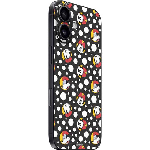 Disney Minnie Mouse Bubbles Face Pattern iPhone 16 Skin