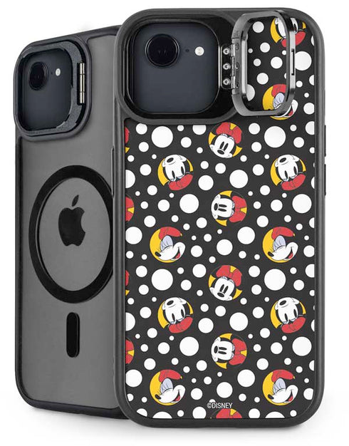 Disney Minnie Mouse Bubbles Face Pattern iPhone 16e Kickstand Case
