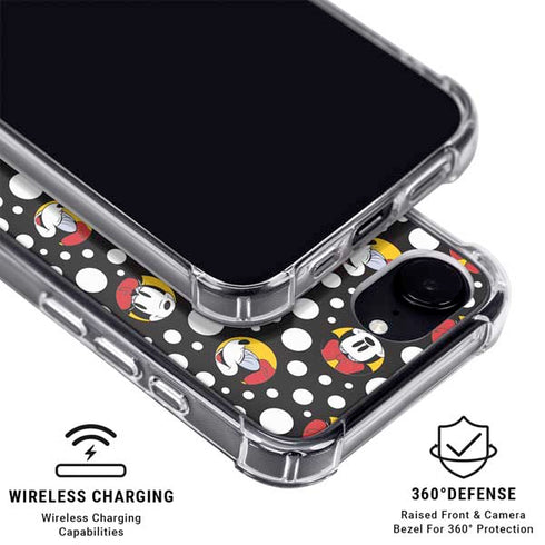 Disney Minnie Mouse Bubbles Face Pattern iPhone 16e MagSafe Case