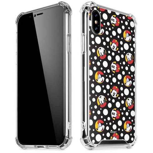 Disney Minnie Mouse Bubbles Face Pattern iPhone X/XS Clear Case