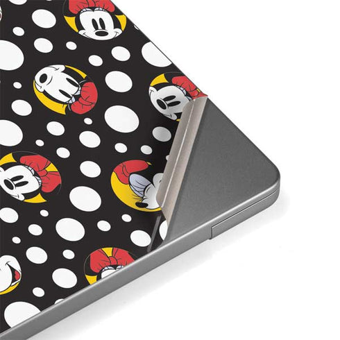 Disney Minnie Mouse Bubbles Face Pattern Apple MacBook Pro 14-inch Skin