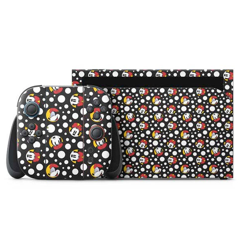 Disney Minnie Mouse Bubbles Face Pattern Nintendo Switch 2 (2025) with Joy-Con Skin