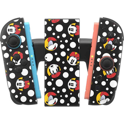 Disney Minnie Mouse Bubbles Face Pattern Nintendo Switch 2 (2025) Joy-Con Controller Skin