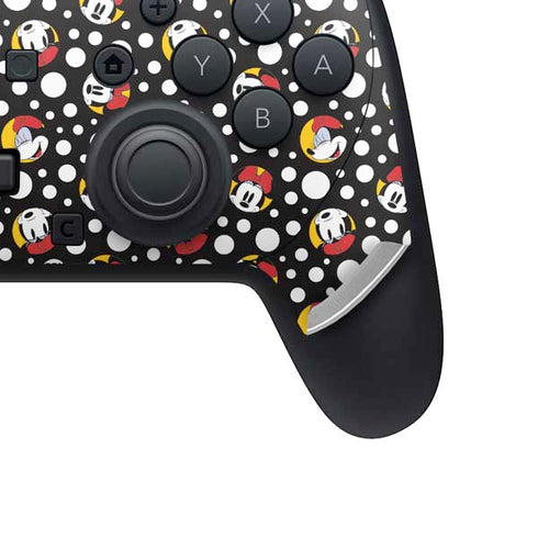 Disney Minnie Mouse Bubbles Face Pattern Nintendo Switch 2 (2025) Pro Controller Skin