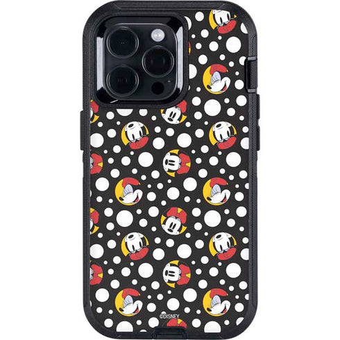 Disney Minnie Mouse Bubbles Face Pattern Otterbox Defender iPhone Skin