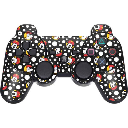 Disney Minnie Mouse Bubbles Face Pattern PS3 Dual Shock wireless controller Skin