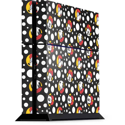 Disney Minnie Mouse Bubbles Face Pattern PlayStation PS4 Skins