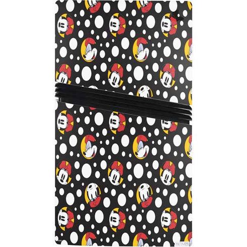 Disney Minnie Mouse Bubbles Face Pattern PS5 Pro Bundle Skin