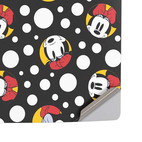 Disney Minnie Mouse Bubbles Face Pattern PS5 Pro Disk Console Skin