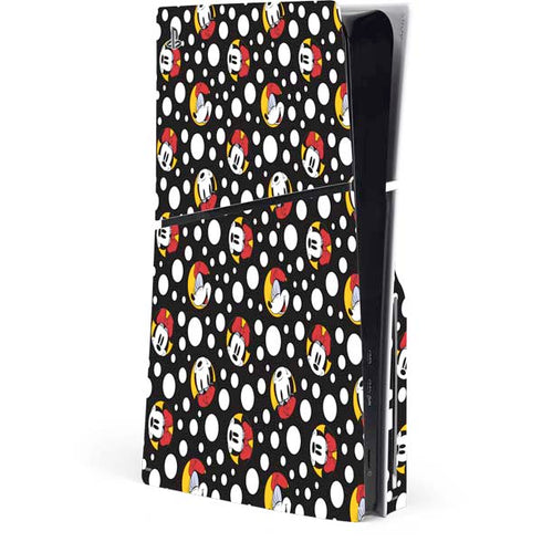 Disney Minnie Mouse Bubbles Face Pattern PlayStation PS5 Skins