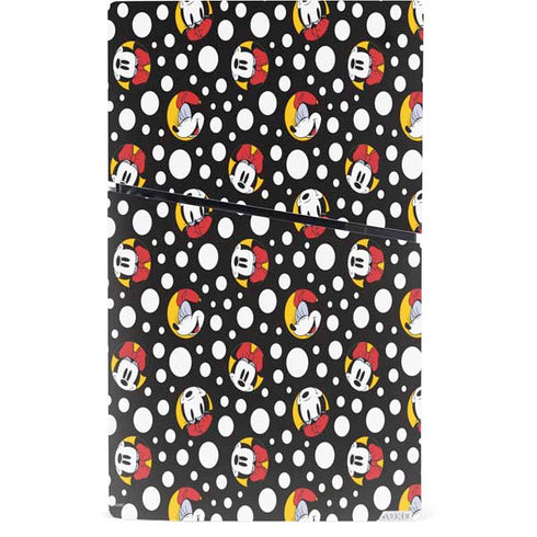 Disney Minnie Mouse Bubbles Face Pattern PS5 Slim Digital Edition Console Skin