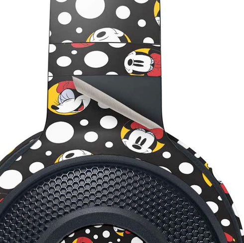 Disney Minnie Mouse Bubbles Face Pattern Razer Kraken X Skin