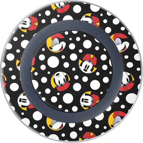Disney Minnie Mouse Bubbles Face Pattern Wireless Charger Skin