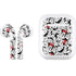 Disney Minnie Mouse Red Color Pop Face Pattern Apple AirPods Skin