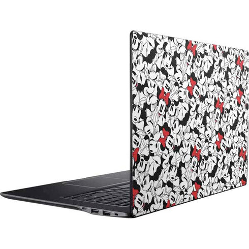 Disney Minnie Mouse Red Color Pop Face Pattern Ativ Book 9 (15.6in 2014) Skin