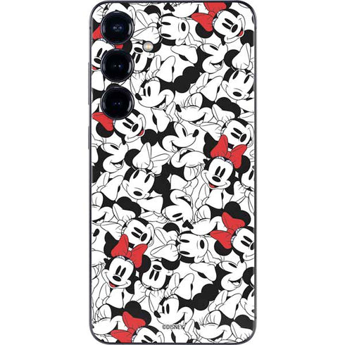 Disney Minnie Mouse Red Color Pop Face Pattern Galaxy A16 5G Skin