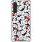 Disney Minnie Mouse Red Color Pop Face Pattern Galaxy A17 Clear Case