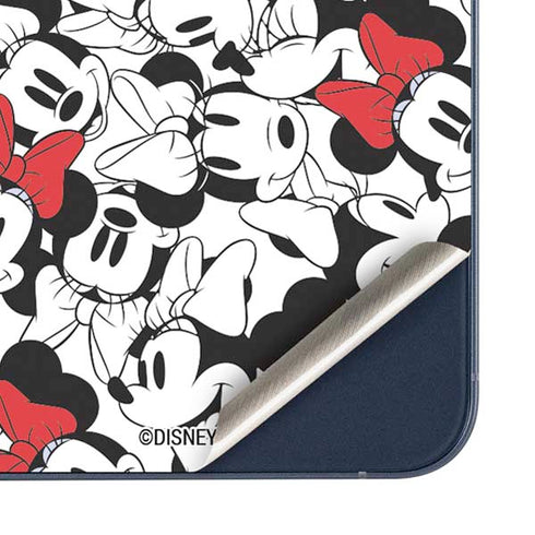 Disney Minnie Mouse Red Color Pop Face Pattern Galaxy A35 5G Skin