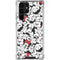 Disney Minnie Mouse Red Color Pop Face Pattern Galaxy S23 Ultra Clear Case
