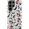 Disney Minnie Mouse Red Color Pop Face Pattern Galaxy S23 Ultra Pro Case